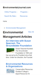 Mobile Screenshot of environmentaljournal.com